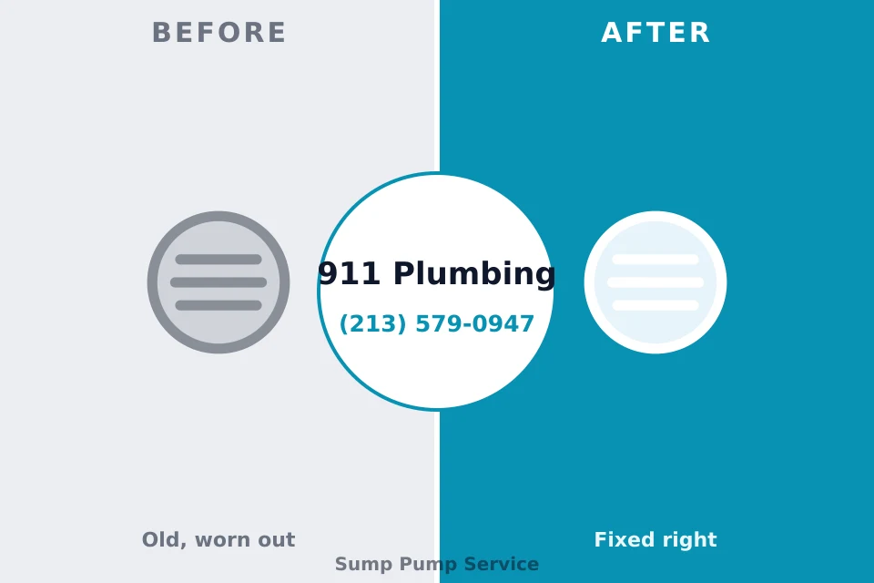 Before and after: plumbing repair Wye, MT